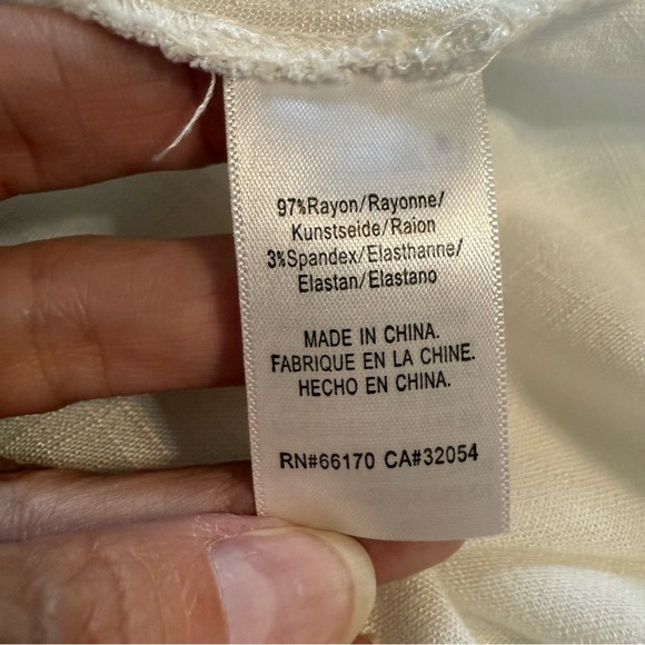 LaVi Blue White Ombre Handkerchief Midi Skirt Size Medium - Picture 8 of 11